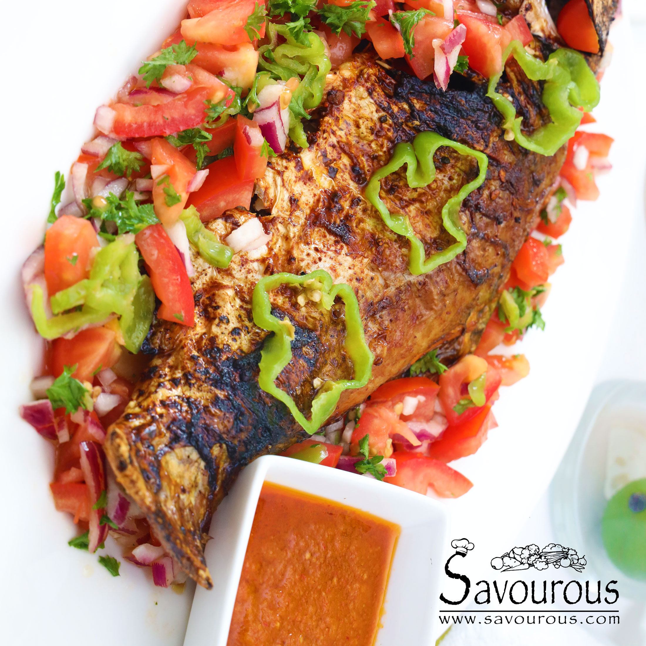 Air fryer whole fresh fish Savourous